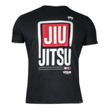 Camiseta Venum Jiu Jitsu Grau Muay Thai Camisa Mma Algodão