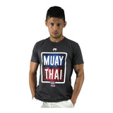 Camiseta Venum Muay Thai Lumpinee Grey Jiu Jitsu Bjj Mma