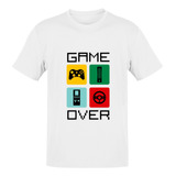 Camiseta Video Game Game Over Jogador