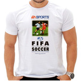 Camiseta Vídeo Game Retro Atari Camisa Fifa Soccer Jogo F6