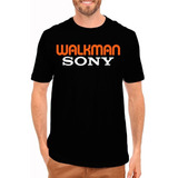 Camiseta Walkman Sony Preta