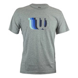 Camiseta Wilson W Masculino Cinza E Azul