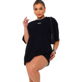 Camisetão Oversized Feminino Comprido Vestido Street Koenig