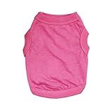 Camisetas Alroman Dogs Rosa Colete Roupas Para Cães Gatos S Cão Férias Camisa Feminina Roupas De Cão Puppy Roupas De Verão Menina Algodão Verão Camisa Pequena Cachorro Gato Roupas Colete Camiseta Vestuário