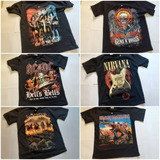 Camisetas Banda De Rock Vários Modelos