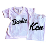 Camisetas Casal Namorados Amigos Barbie Girl