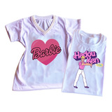 Camisetas Casal Namorados Amigos Barbie Girl