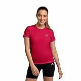 Camisetas Dry Basic SS FPS 50 Muvin Manga Curta Feminina Proteção Solar UV50 Camiseta Para Academia Treino Funcional Pilates Yoga Corrida Ginástica Fitness Caminhada Secagem Rápida M Pink