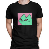 Camisetas Fuck Off Camisa Gato Cat Blusa Estilosa Unissex
