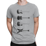 Camisetas Guitarra Violão Instrumentos Musicais Rock