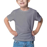 Camisetas Infantil Branca Básica Lisa Tam 2 Ao 16 Em Oferta