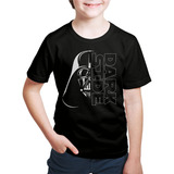 Camisetas Infantil Darth Vader Sidious Exar Sith Star Wars