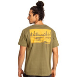 Camisetas Manga Curta Estampa Nas Costas Algodão Qualidade
