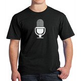 Camisetas Microfone Antigo Music