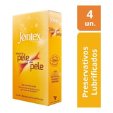 Camisinha Preservativo Jontex Pele Com Pele Pacote C 4 Un