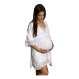 Camisola Amamentação Robe Gestante Maternidade Luxo
