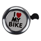 Campainha Buzina Trim trim I Love My Bike Aluminio Polida