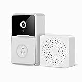 Campainha Interfone Inteligente Com Câmera E Áudio Wi Fi Sem Fio Visão Noturna Controle Pelo Celular Proteção E Segurança Para Casa Escritório