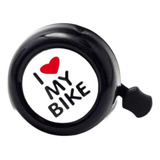 Campainha Trim I Love My Bike Buzina Ring Bicicleta Mtb Sped