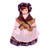 Camponesa Boneca De Porcelana 15cm Salvat Planeta Deagostini
