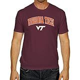 Campus Colors Camiseta De Algodão Para Adultos NCAA Gameday Marrom G