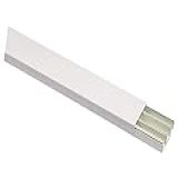 CANALETA 40X20X2000 COM DIVISORIA PRODUZIDA EM TERMOPL STCICO NA COR BRANCA TRAMONTINA