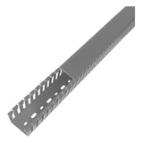 Canaleta Aberta Com Furo Na Base 50x50mm Cinza 2 Metros