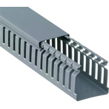 Canaleta Heladuct Recorte Aberto 50x50mm Cinza Hellermann