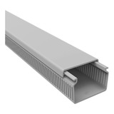 Canaleta Semi Aberta 50x35mm Cinza 2 Metros Elesys