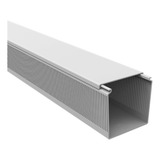 Canaleta Semi Aberta 80x80mm Cinza 2 Metros Elesys