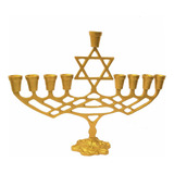 Candelabro 9 Velas Menorá Hanukkah Chanukiá