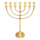 Candelabro Sete Pontas Menorah Importada De Israel