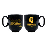 Caneca 350ml Psicologia + Caixa Presente Formatura Psicologa