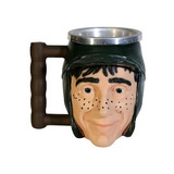 Caneca 3d Chaves Em Resina Copo Choop Turma Do Chaves