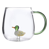 Caneca 3d Vidro Borossilicato Xícara Chá Café Suco Presente
