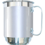 Caneca Alumíno 400ml P Sublimação Kit 100 Canecas