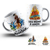 Caneca Avatar O Último Mestre Do Ar Filme Série Desenho