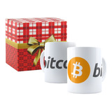 Caneca Bitcoin Btc Personalizada 325ml Porcelana