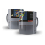 Caneca Cartucho Super Mario Nintendo Jogo Mega Oferta 
