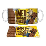 Caneca Ceramica Pascoa Minions Favorito Presente Familia