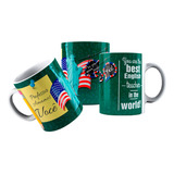 Caneca Cerâmica Presente Melhor Professor Inglês
