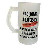 Caneca Chopp Cerveja Presente Vidro Jateado