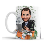 Caneca Com Caricatura Personalizada Avatar Divertidas 325 Ml
