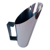 Caneca Concha Medida Inox Grãos Cereais Ração 2kg