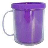 Caneca De Acrílico P Personalizar Porta Foto Kit 10 Lilas