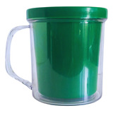 Caneca De Acrílico Porta Foto P Personalizar Kit C 10 Verde