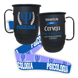 Caneca De Alum nio 850ml Com Tirante Universitário Cursos