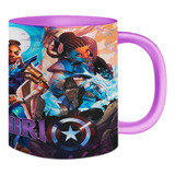 Caneca De Porcelana Decorativa Shuri Super Heroína Pantera