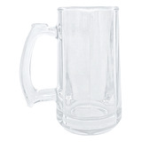 Caneca De Vidro 400ml Alça Zero Grau Robusta Cerveja Chopp