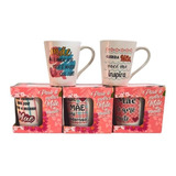 Caneca Dia Das Mães Porcelana Personalizada 250ml Kit 5 Pçs